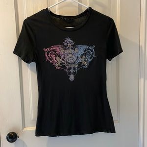 Express T-shirt, size small, black